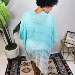 Iris & Rainbow Boutique #N323 Wispy Ombre Kimono
