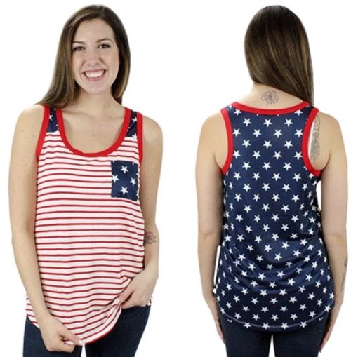 Iris & Rainbow Boutique #186 Fourth Of July Tank