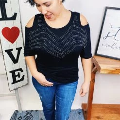 Iris & Rainbow Boutique New Arrivals #L912 Don't Let Me Down Top