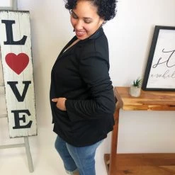 Iris & Rainbow Boutique New Arrivals #M319 Business Women Blazer (Black)