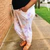 Iris & Rainbow Boutique #J772 Orange Sorbet Tie Dye Lounge Bottoms New Arrivals
