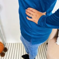 Iris & Rainbow Boutique New Arrivals *DOORBUSTER* K922 Aurora's Long Sleeve Top (Teal)