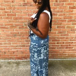 Iris & Rainbow Boutique New Arrivals #K691 Blue Skies In Paradise Paisley Skirt