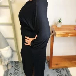 Iris & Rainbow Boutique #L452 Showstopper Maxi Dress (Black) New Arrivals