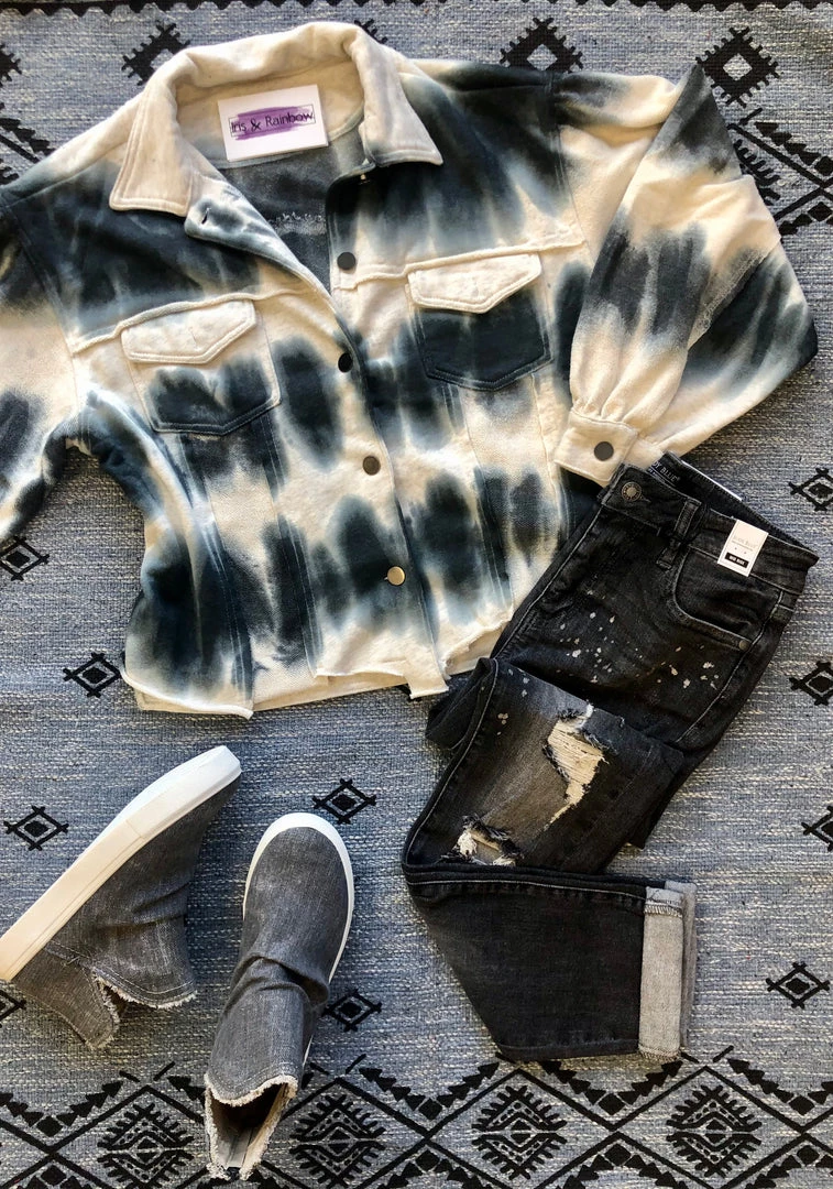 Iris & Rainbow Boutique H80 POL Tie Dye Jacket New Arrivals 5 Iris & Rainbow Boutique H80 POL Tie Dye Jacket New Arrivals