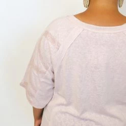 Iris & Rainbow Boutique K382 Blushing Vines Of Lace Sleeve Top