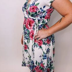 Iris & Rainbow Boutique New Arrivals #K295 Promising Blooms Faux Wrap Dress 11 Iris & Rainbow Boutique New Arrivals #K295 Promising Blooms Faux Wrap Dress
