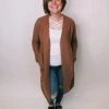 Iris & Rainbow Boutique #K301 Mornings With The Sunrise Cardigan (BROWN)