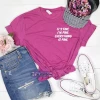 Iris & Rainbow Boutique #A95 Its Fine Tee (Hot Pink) New Arrivals