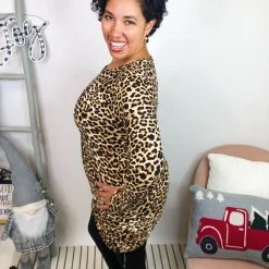 Iris & Rainbow Boutique #L228 Chasing Dreams Leopard Dress New Arrivals