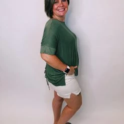 Iris & Rainbow Boutique #K208 Sweet As Honey High Rise Judy Blue Shorts