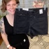 Iris & Rainbow Boutique #J692 Black Out Mid Rise Cargo Judy Blue Shorts