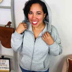 Iris & Rainbow Boutique #L221 Quilt Me In Hoodie (GREY) New Arrivals 15 Iris & Rainbow Boutique #L221 Quilt Me In Hoodie (GREY) New Arrivals