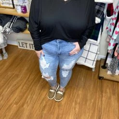 Iris & Rainbow Boutique #A112 Stop And Stare Judy Blue High Waisted Jeans