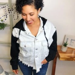Iris & Rainbow Boutique #L545 Live In The Moment Denim Jacket (Black) New Arrivals 24 Iris & Rainbow Boutique #L545 Live In The Moment Denim Jacket (Black) New Arrivals