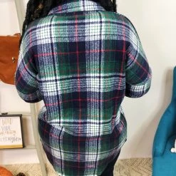 Iris & Rainbow Boutique #K827 Into The Cabin We Go Shacket