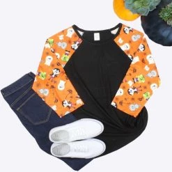Iris & Rainbow Boutique #C217 BOO! Raglan Tee