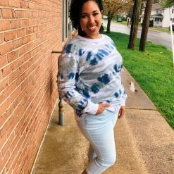 Iris & Rainbow Boutique New Arrivals #J773 Rogue Tie Dye Top