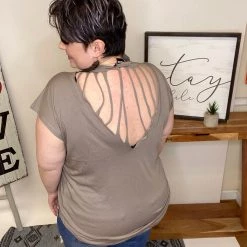 Iris & Rainbow Boutique New Arrivals #L577 Teenager Dream Top (Heather)