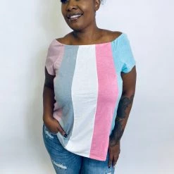 Iris & Rainbow Boutique #K485 Carnival Princess Off Shoulder Top