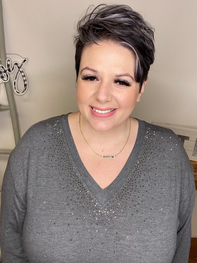 Iris & Rainbow Boutique #L539 City Night Long Sleeve (Heather Grey) 4 Iris & Rainbow Boutique #L539 City Night Long Sleeve (Heather Grey)