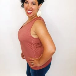 Iris & Rainbow Boutique #K242 Campfire Sonata POL Sleeveless Top