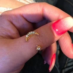 Iris & Rainbow Boutique New Arrivals Moon Ring