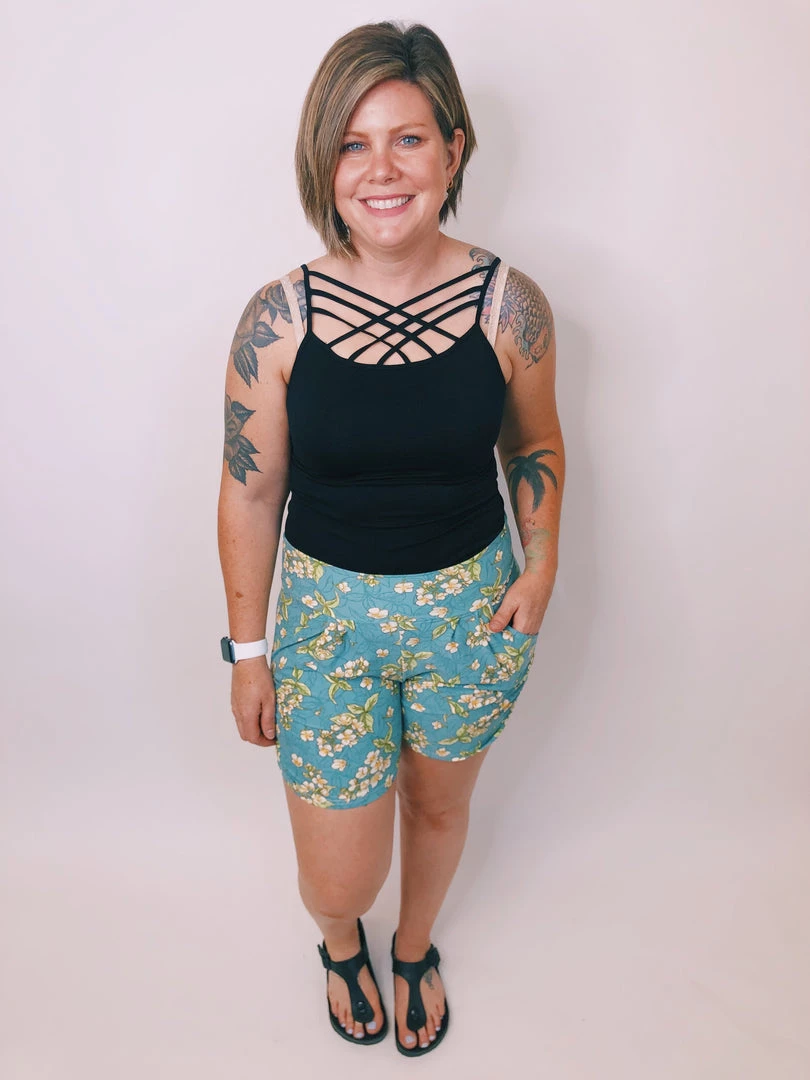 Iris & Rainbow Boutique #K316 Bahama Breeze Harem Shorts 4 Iris & Rainbow Boutique #K316 Bahama Breeze Harem Shorts