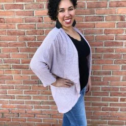 Easel New Arrivals #J11 Spring Is In The Air Cardigan (Mauve)