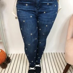 Iris & Rainbow Boutique #K899 You're A Star Judy Blue Skinny Jeans