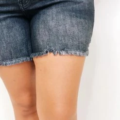 Iris & Rainbow Boutique #K371 Bump In The Night Maternity Mid Rise Judy Blue Shorts New Arrivals