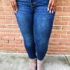 Iris & Rainbow Boutique #K669 Bend & Snap Judy Blue Skinny Jeans