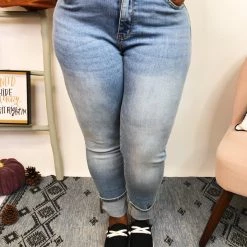 Iris & Rainbow Boutique New Arrivals #K813 Keep It Vintage Judy Blue Boyfriend Jeans