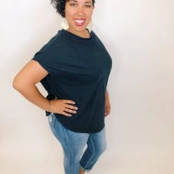 Iris & Rainbow Boutique New Arrivals #K190 Complicate Me Top (BLACK)