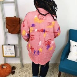 Iris & Rainbow Boutique #K837 Painting Life In Color POL Jacket 17 Iris & Rainbow Boutique #K837 Painting Life In Color POL Jacket
