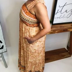 Iris & Rainbow Boutique #M242 My Jam Maxi Dress (Orange)