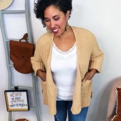 Iris & Rainbow Boutique #K990 Wrapped In POL Cardigan (Yellow) New Arrivals