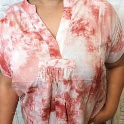 Iris & Rainbow Boutique New Arrivals #K76 Lava Tie Dye Top