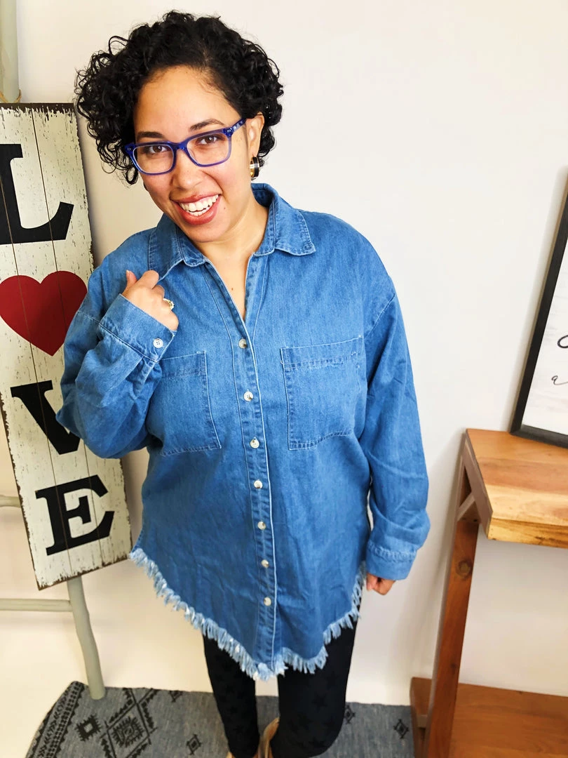 Iris & Rainbow Boutique #L615 Rolling In The Deep Denim Shacket New Arrivals 4 Iris & Rainbow Boutique #L615 Rolling In The Deep Denim Shacket New Arrivals
