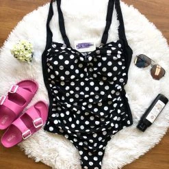 Iris & Rainbow Boutique #C159 Polka Dot Siren Swimsuit