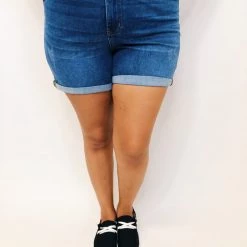 Iris & Rainbow Boutique #K370 Blooming Maternity Mid Rise Judy Blue Shorts New Arrivals