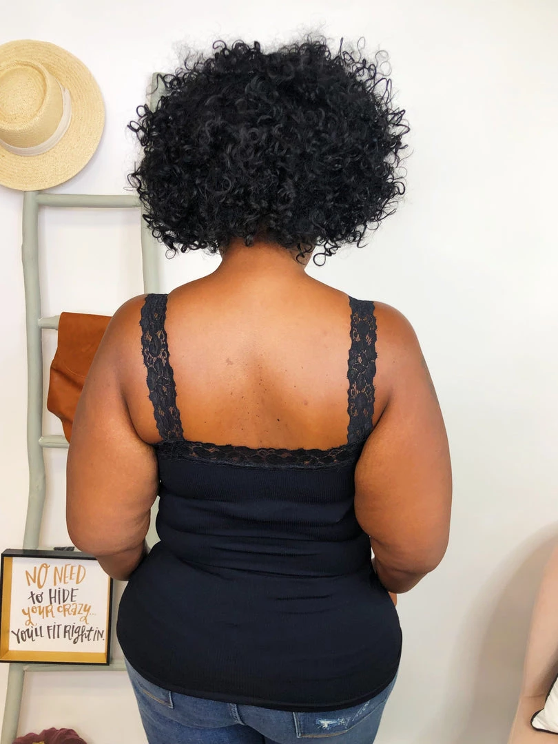 Iris & Rainbow Boutique New Arrivals #D33 Lizzie's Lace Cami (Black) 7 Iris & Rainbow Boutique New Arrivals #D33 Lizzie's Lace Cami (Black)