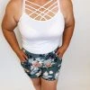 Iris & Rainbow Boutique #K247 The Maze Criss Cross Tank (White) New Arrivals 1 Iris & Rainbow Boutique #K247 The Maze Criss Cross Tank (White) New Arrivals