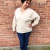 Iris & Rainbow Boutique #K629 Aspen's Sweatshirt (Camel) New Arrivals
