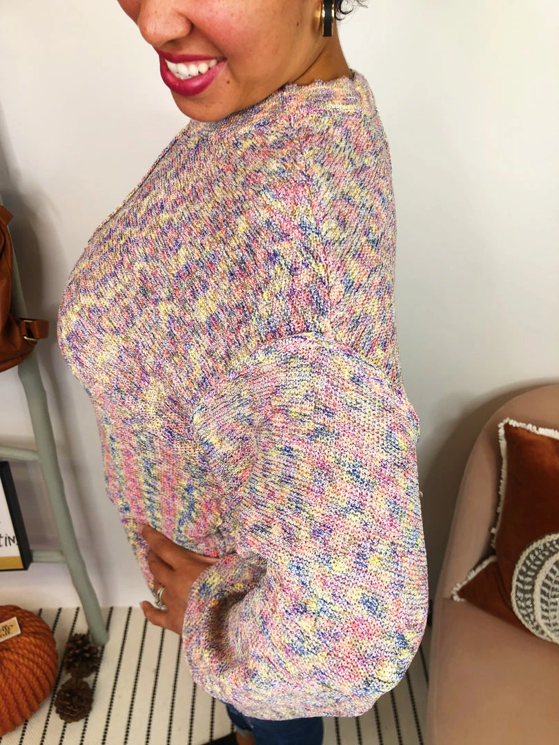 Iris & Rainbow Boutique #L218 Rainbow Splatter Sweater 8 Iris & Rainbow Boutique #L218 Rainbow Splatter Sweater