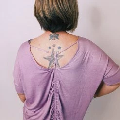 Iris & Rainbow Boutique New Arrivals #K269 It's All In The Details Top (Lavender)