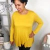 Iris & Rainbow Boutique #465 *Doorbuster*Strolling Downtown Top (Mustard) New Arrivals