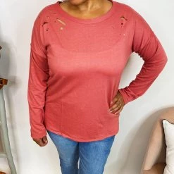 Iris & Rainbow Boutique #K917 Phoenix Views Long Sleeve Top (Mauve) New Arrivals 7 Iris & Rainbow Boutique #K917 Phoenix Views Long Sleeve Top (Mauve) New Arrivals