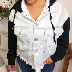 Iris & Rainbow Boutique #L545 Live In The Moment Denim Jacket (Black) New Arrivals 25 Iris & Rainbow Boutique #L545 Live In The Moment Denim Jacket (Black) New Arrivals