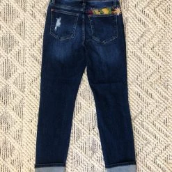 Iris & Rainbow Boutique New Arrivals #K931 Plant Me In Your Pocket Judy Blue Boyfriend Jeans